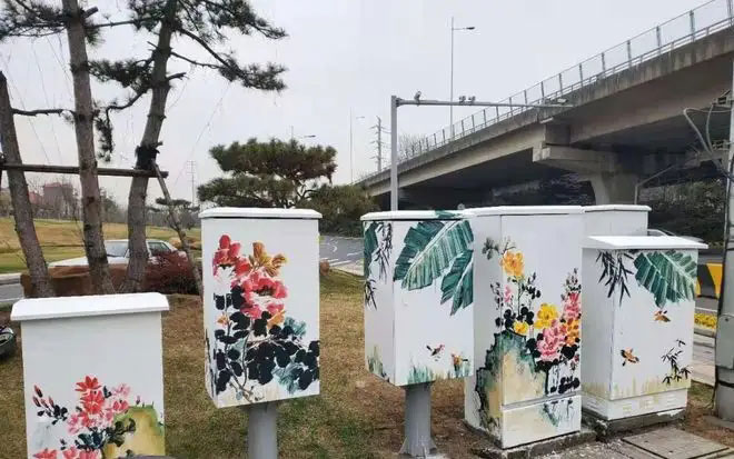 街頭配電箱變身“藝術(shù)品”,成為一道靚麗風景線